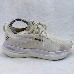 Brooks Glycerin StealthFit 21 Womens Running Shoes Coconut Lavender Cream 7.5